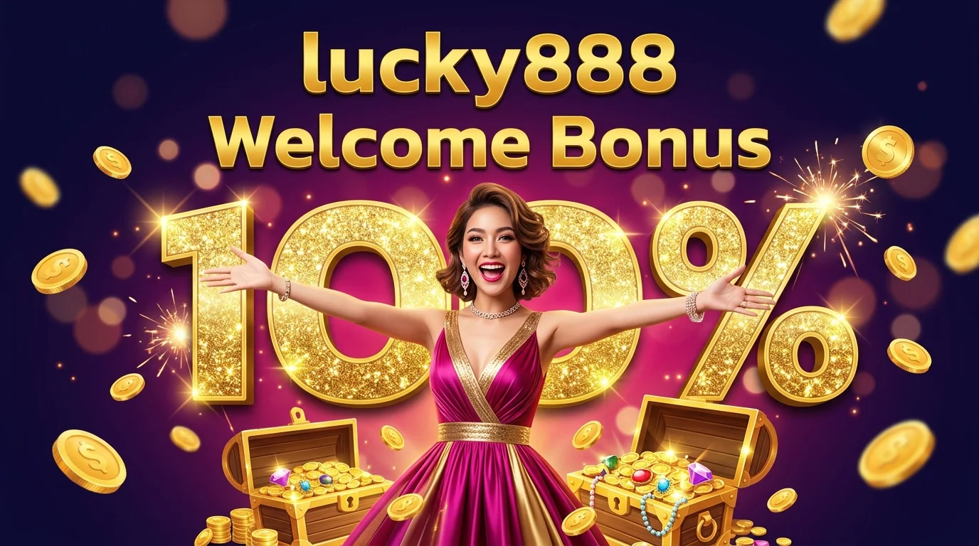โปรโมชัน lucky888 โบนัสต้อนรับสมาชิกใหม่ 100%